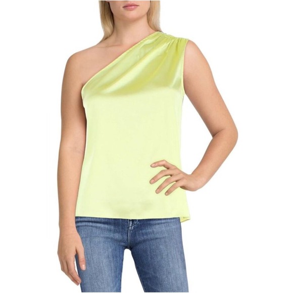 New! Generation Love One Shoulder Sabrina Silk‎ Top Sz Small $198 - Picture 1 of 4